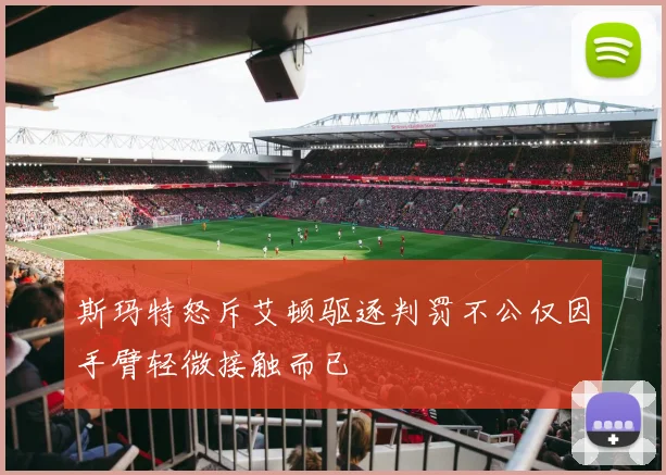 斯玛特怒斥艾顿驱逐判罚不公仅因手臂轻微接触而已